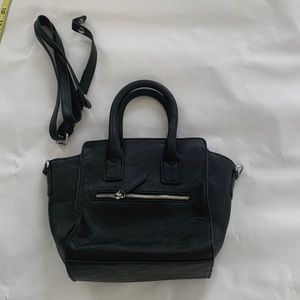 SHEIN Black Faux Leather Bag